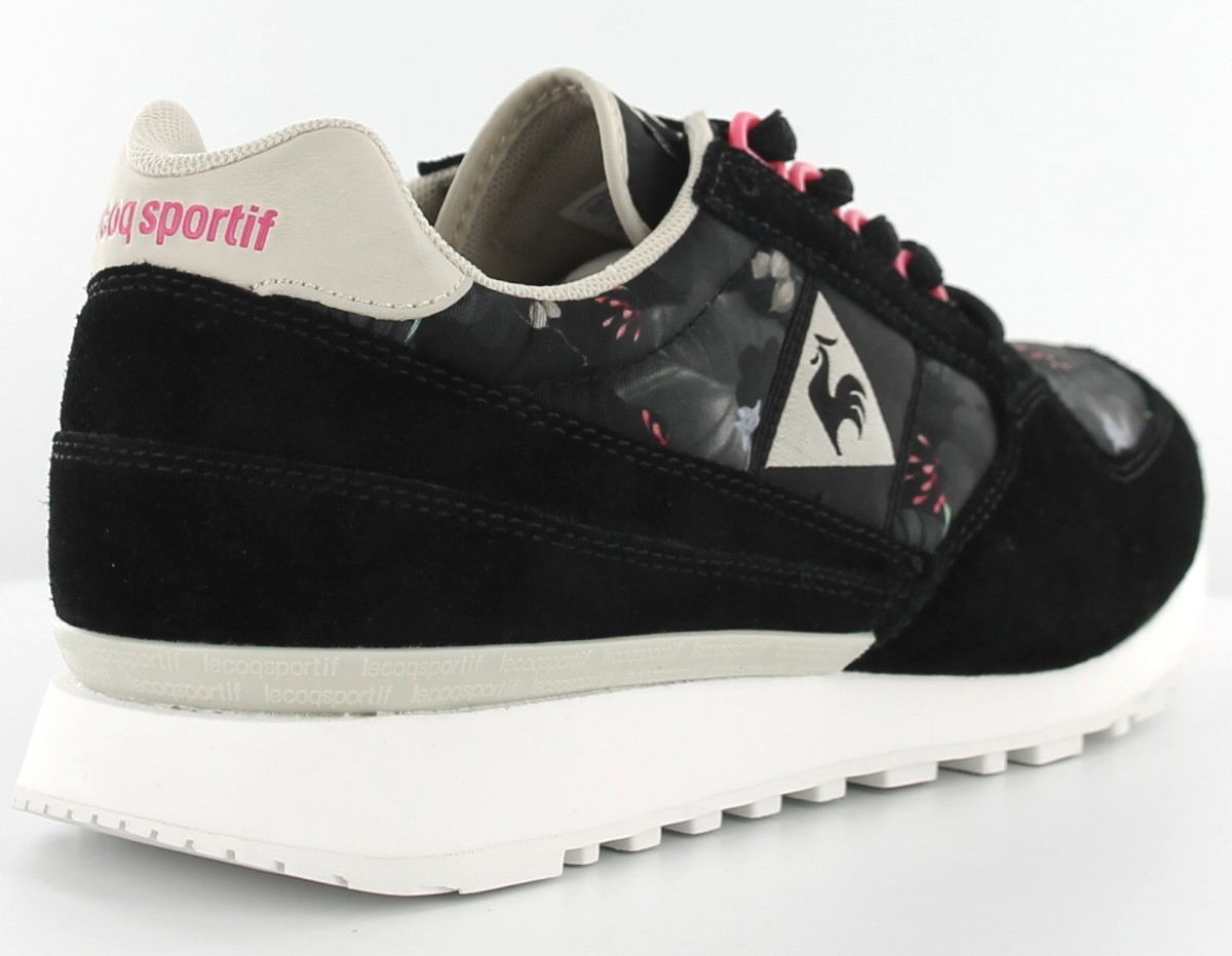 Lecoqsportif eclat w winter floral noir-gris