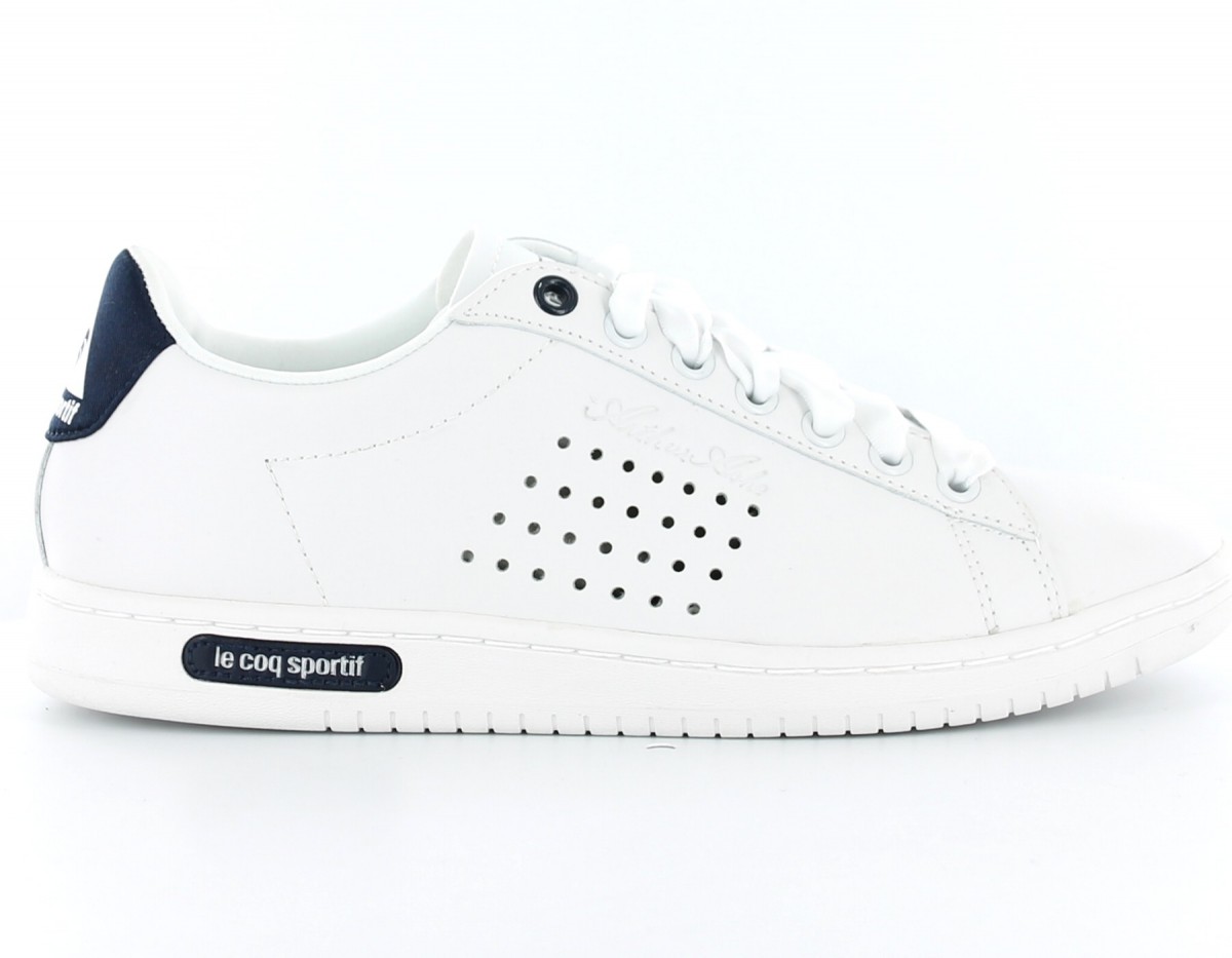 Lecoqsportif Arthur ashe satin femme BLANC/BLEU