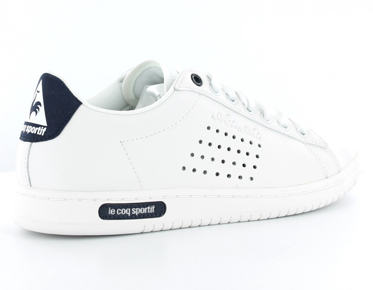 Lecoqsportif Arthur ashe satin femme BLANC/BLEU