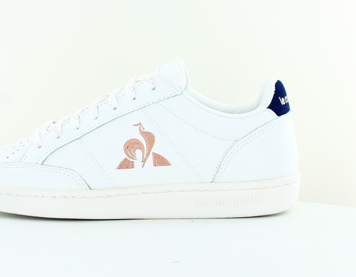 Lecoqsportif Court clay blanc rose gold