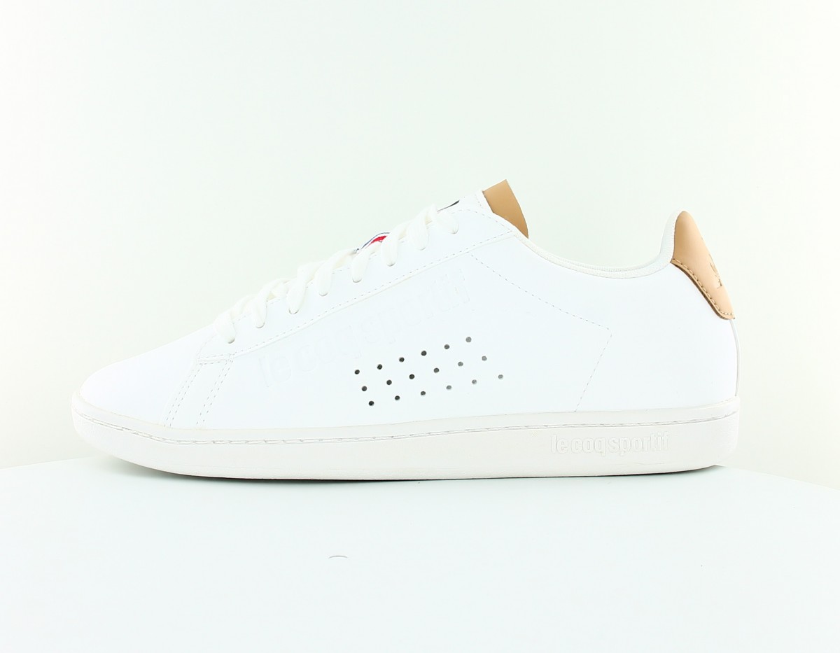 Lecoqsportif Courtset sport blanc beige bleu rouge