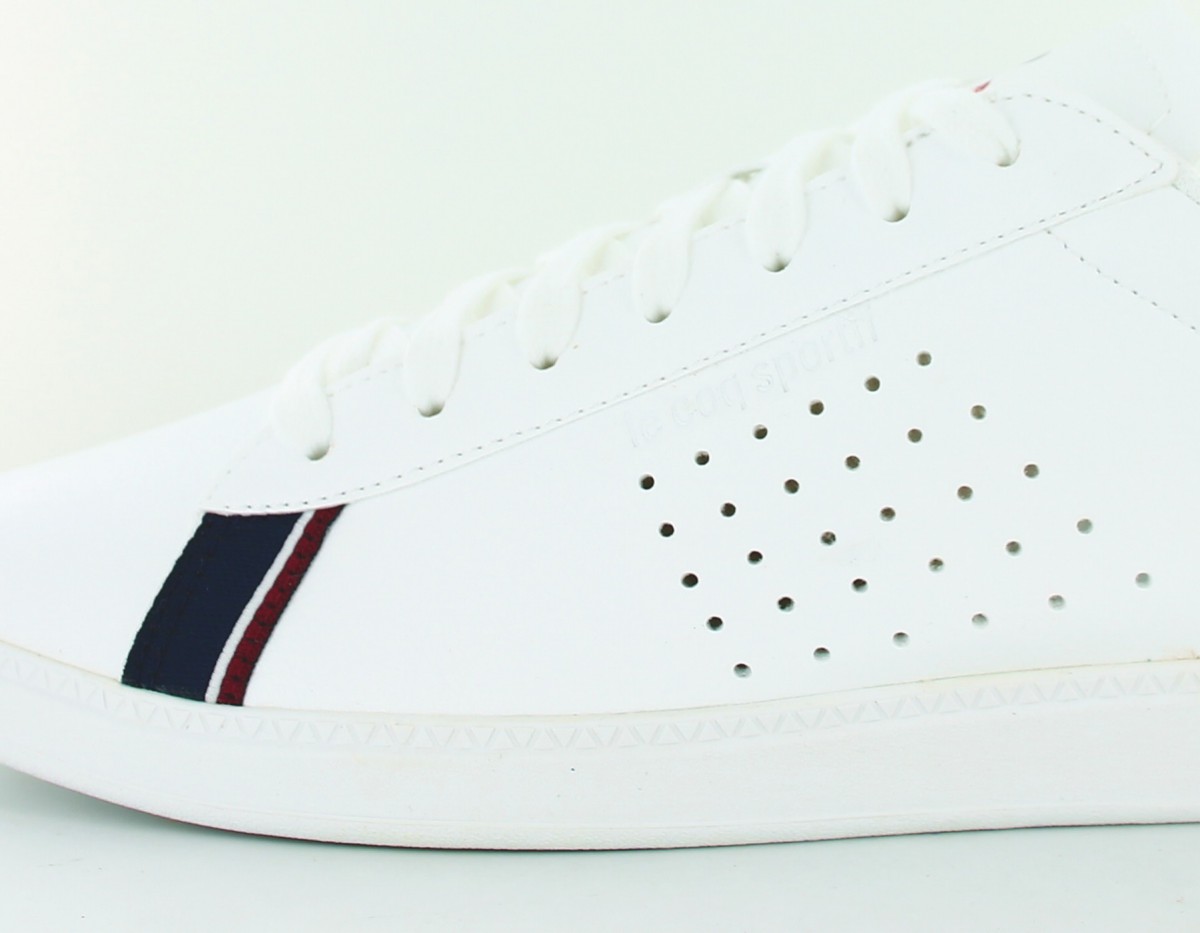 Lecoqsportif Courtstar blanc bleu rouge