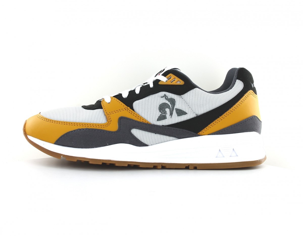 Lecoqsportif Lcs r800 gris jaune noir gris foncé