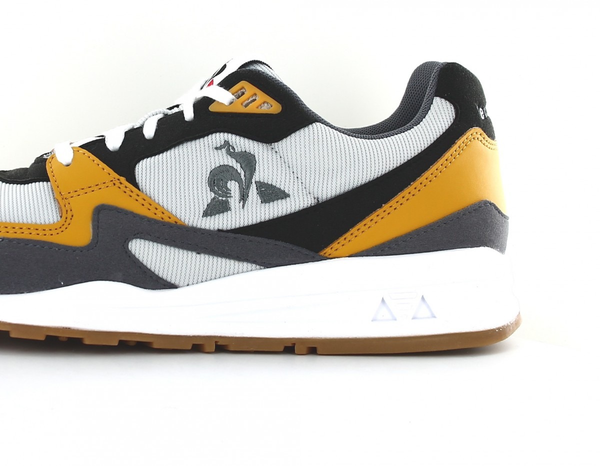 Lecoqsportif Lcs r800 gris jaune noir gris foncé