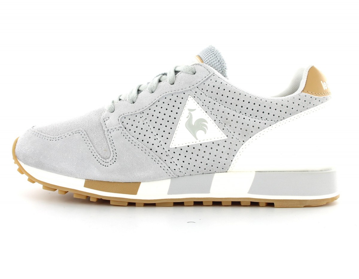 Lecoqsportif Omega Premium Gris-Blanc-Gomme