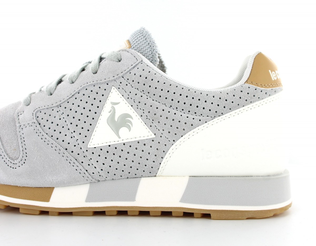 Lecoqsportif Omega Premium Gris-Blanc-Gomme