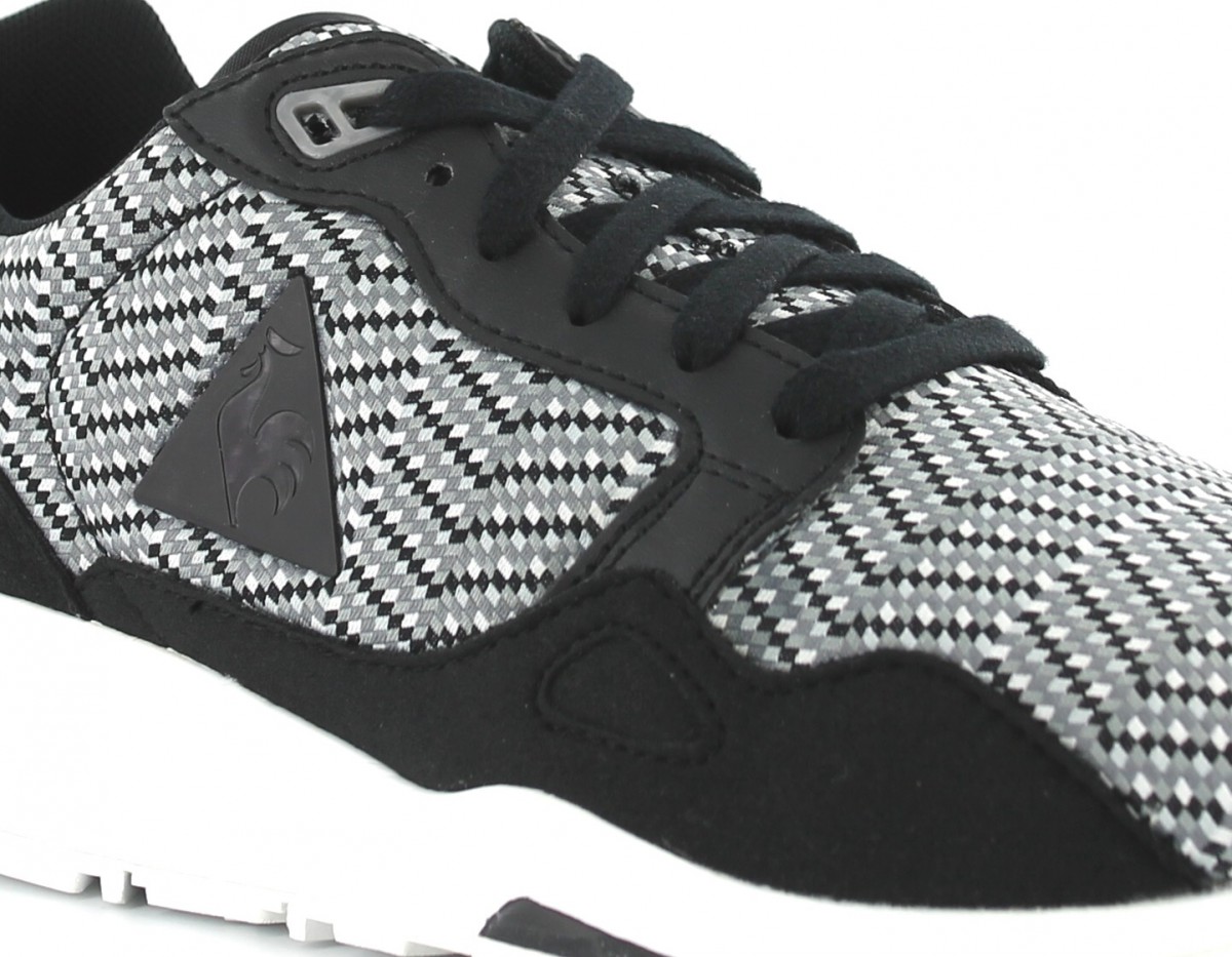 Lecoqsportif R900 jacquard NOIR/BLANC