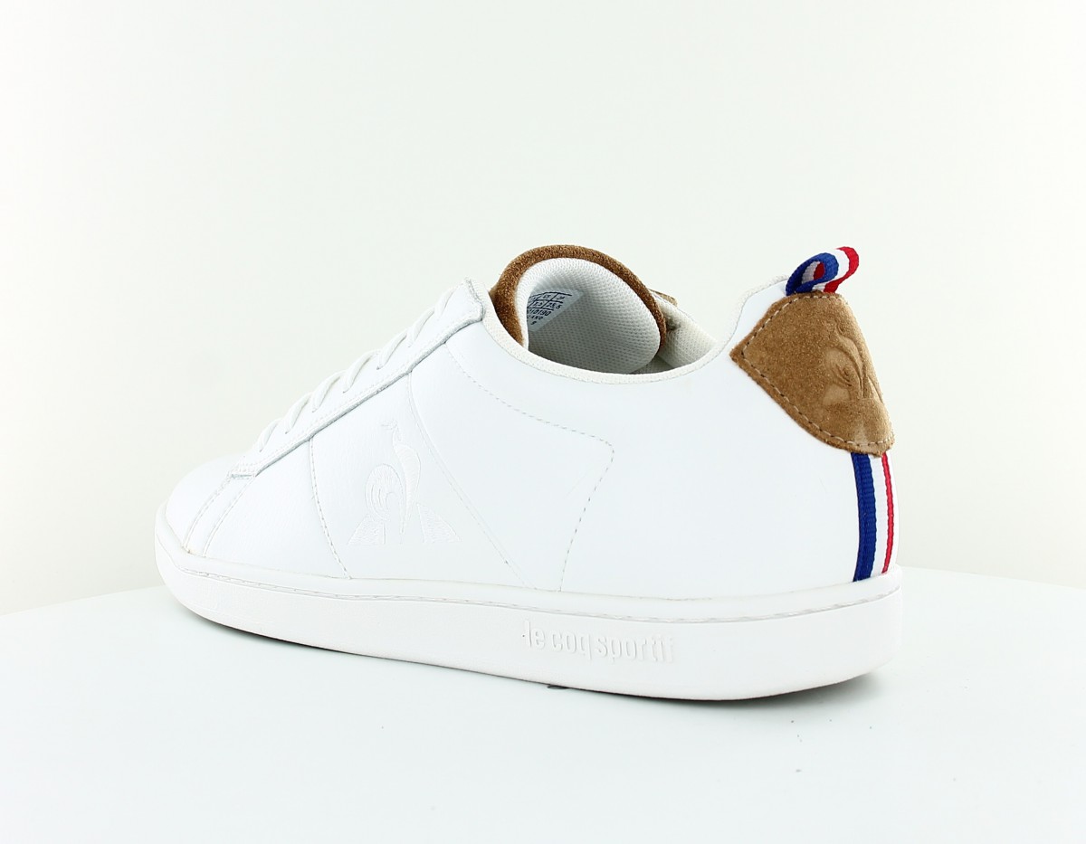 Lecoqsportif Courtclassic printemps blanc beige