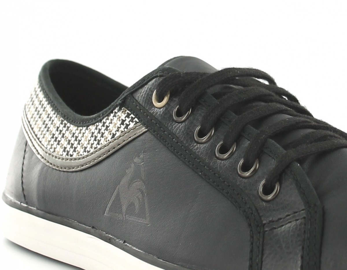 Lecoqsportif Honfleur Lea Tweed NOIR/NOIR/BLANC