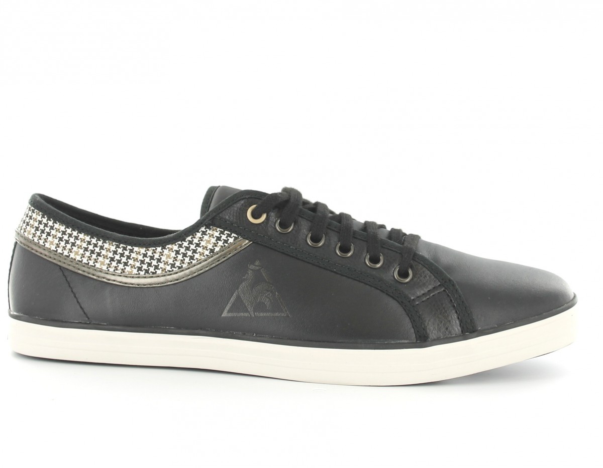 Lecoqsportif Honfleur Lea Tweed NOIR/NOIR/BLANC