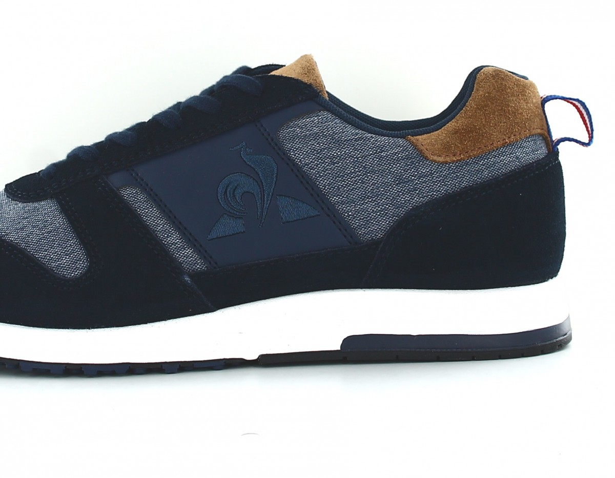 Lecoqsportif Jazy classic bleu marine jean marron