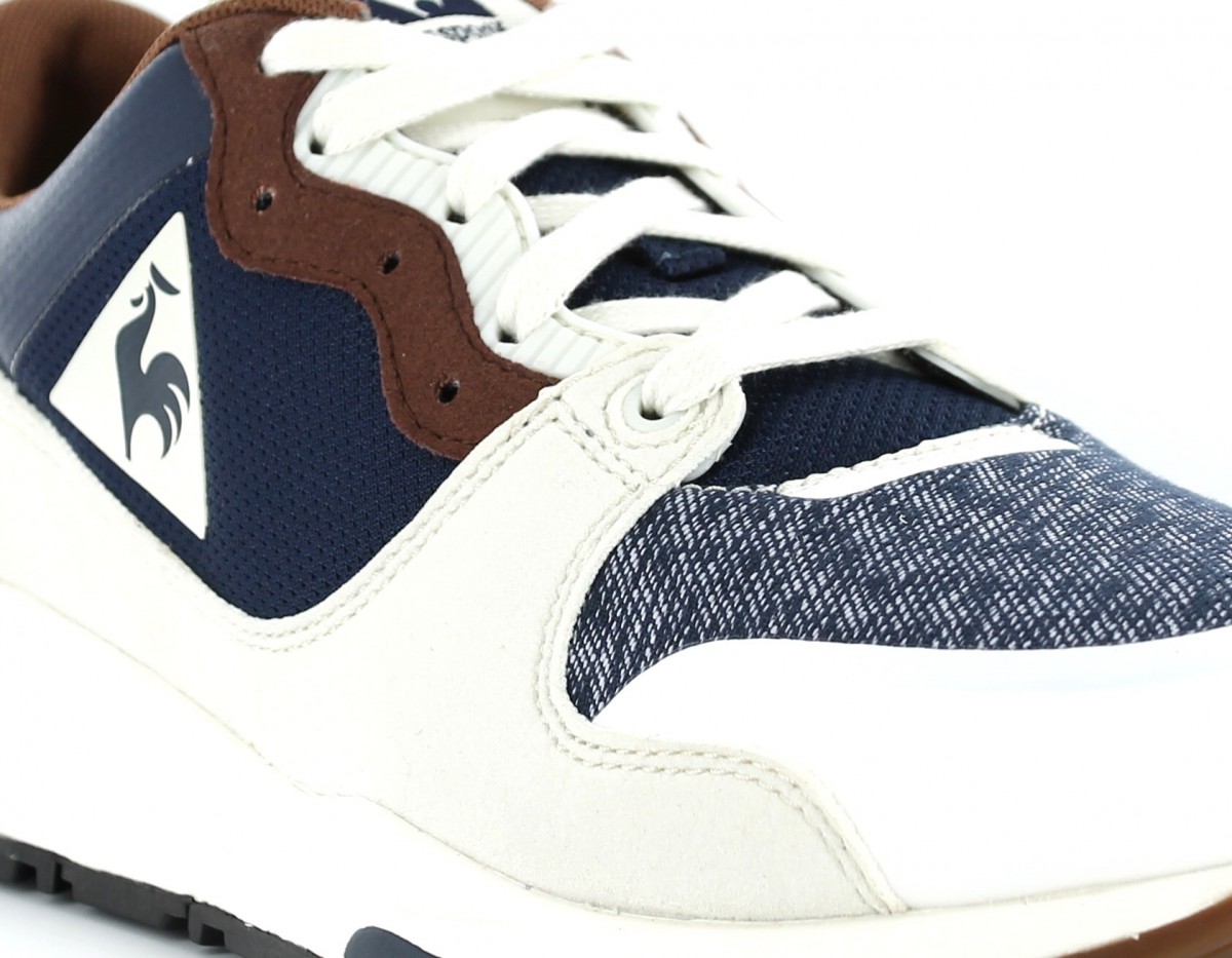 Lecoqsportif Lcs R1400 Casual BLANC/BLEU/MARRON