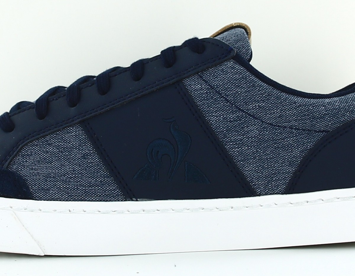 Lecoqsportif Prodige denim bleu marine beige blanc