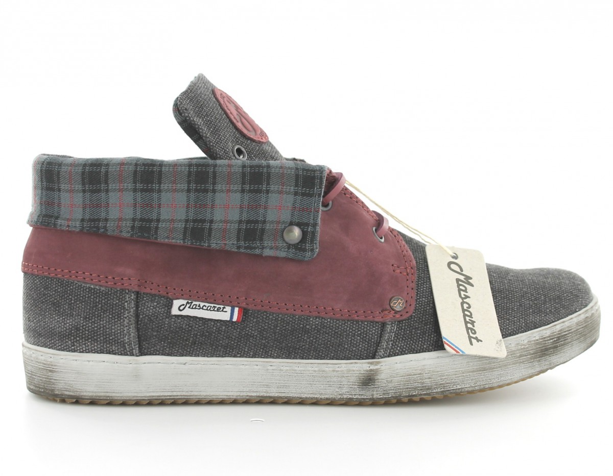 Mascaret Panisse Canvas GRIS/BORDEAUX