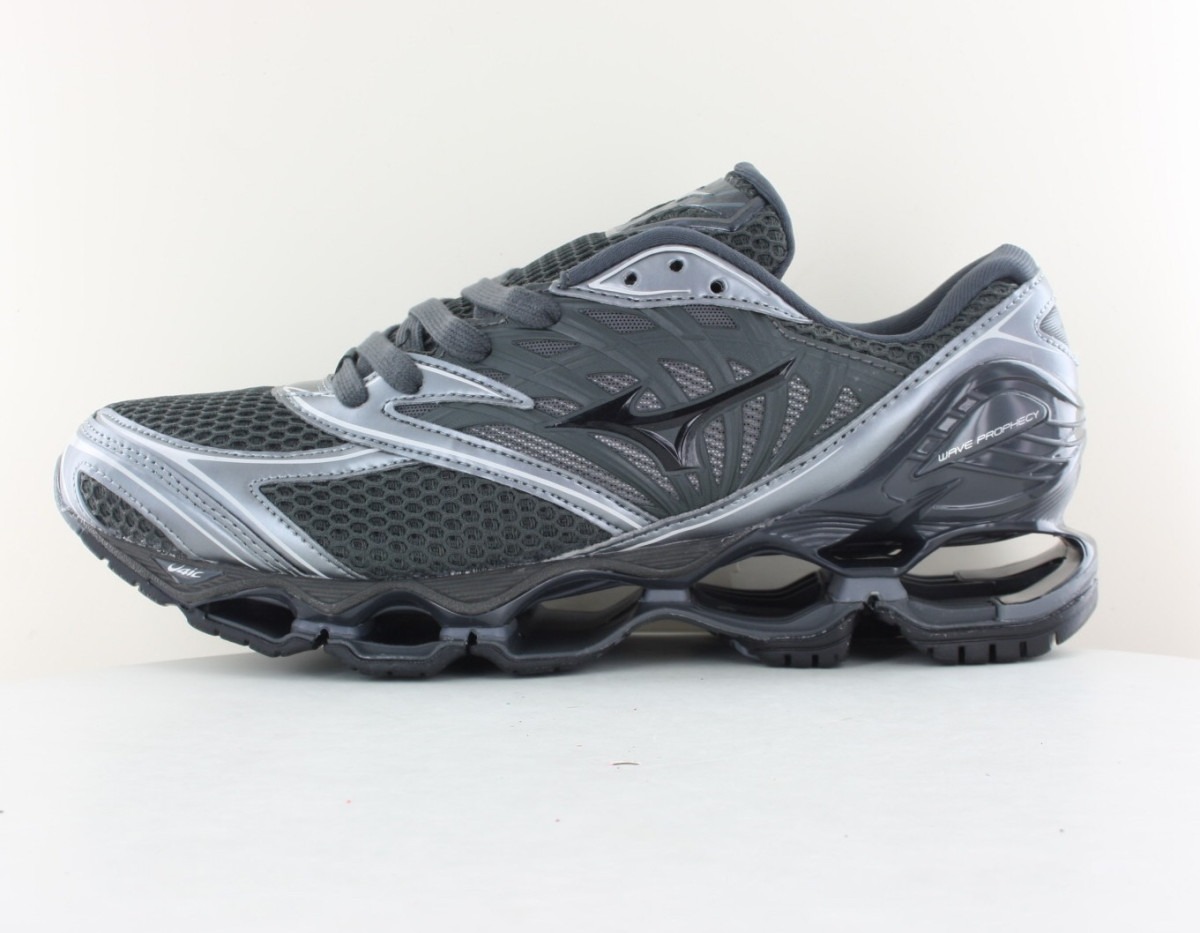 Mizuno Wave prophecy ls gris anthracite argent