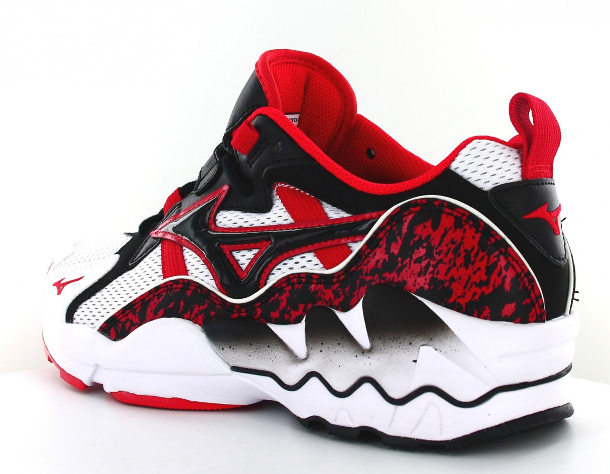 Mizuno Wave Rider 1 blanc noir rouge