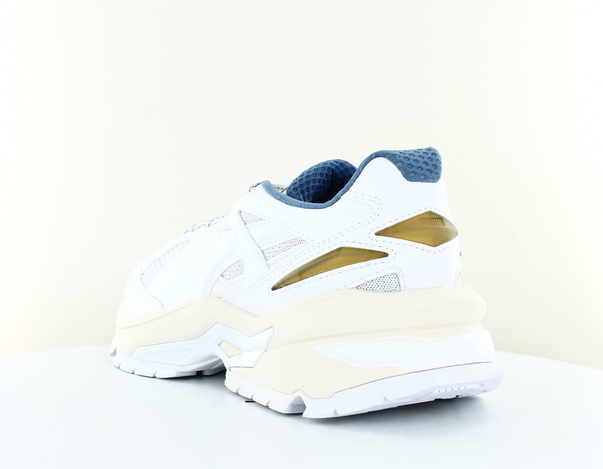 Puma Nano odyssey blanc bleu beige