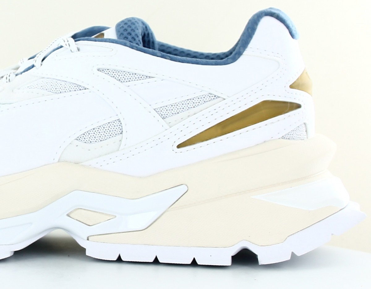 Puma Nano odyssey blanc bleu beige