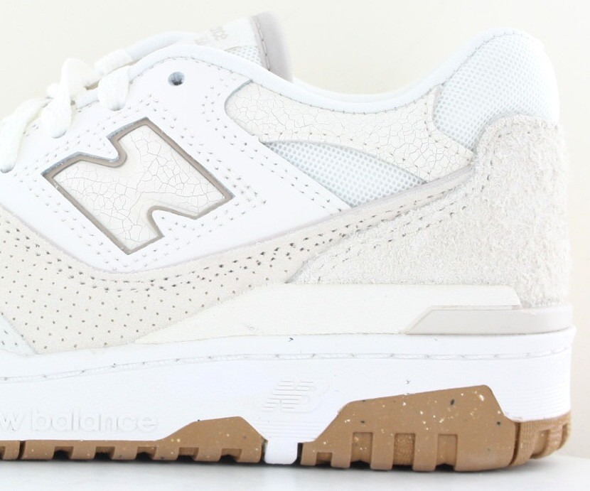 New Balance 550 blanc crème gomme