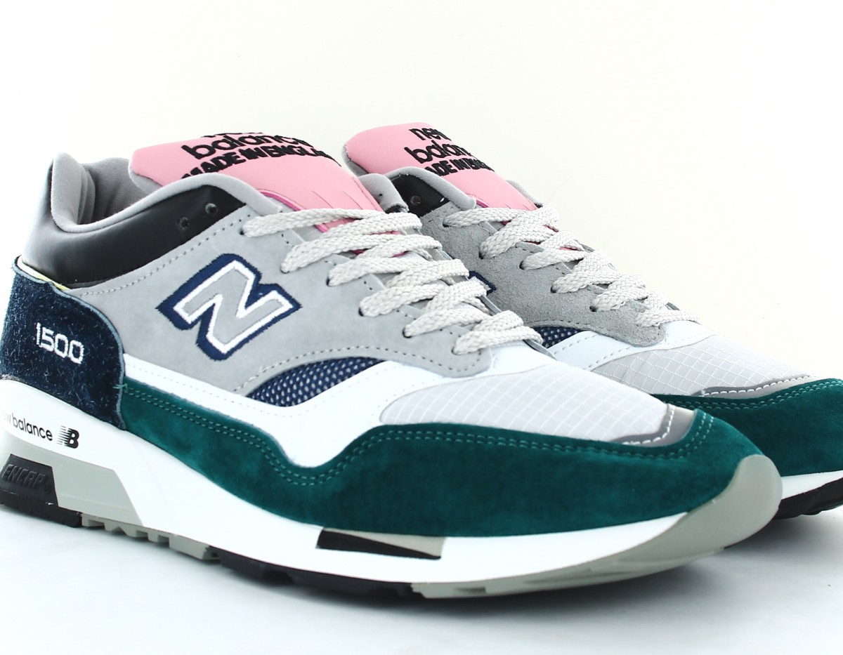 New Balance 1500 made in uk gris turquoise rose bleu