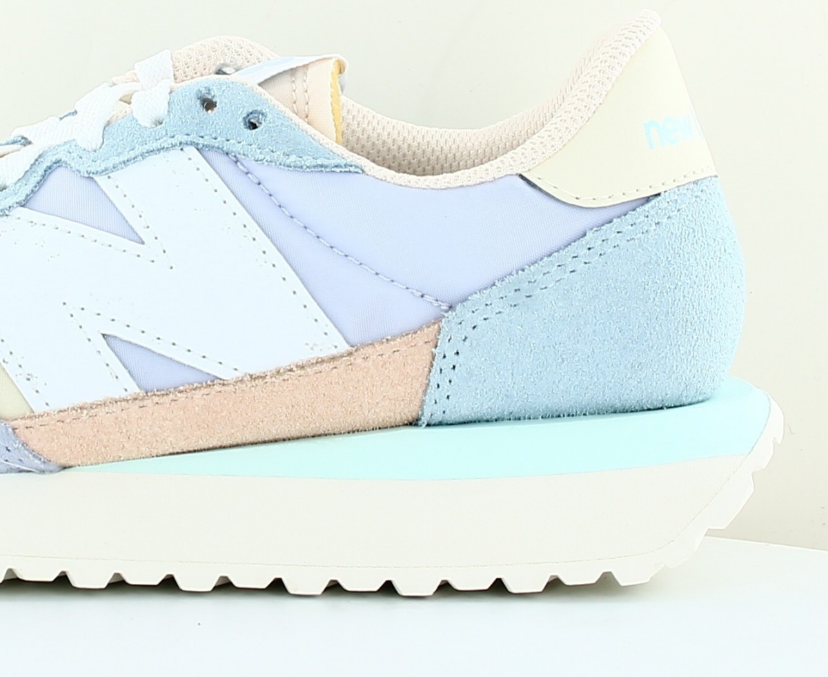 New Balance 237 beige violet bleu pastel