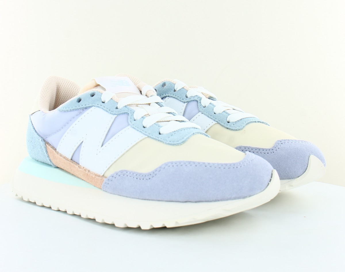 New Balance 237 beige violet bleu pastel