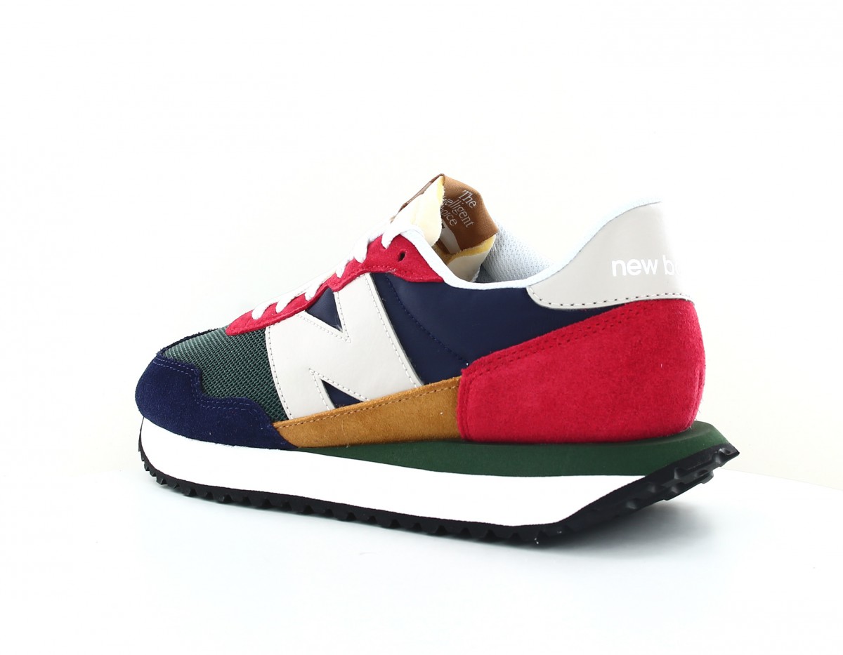 New Balance 237 vert beige bleu marine rouge