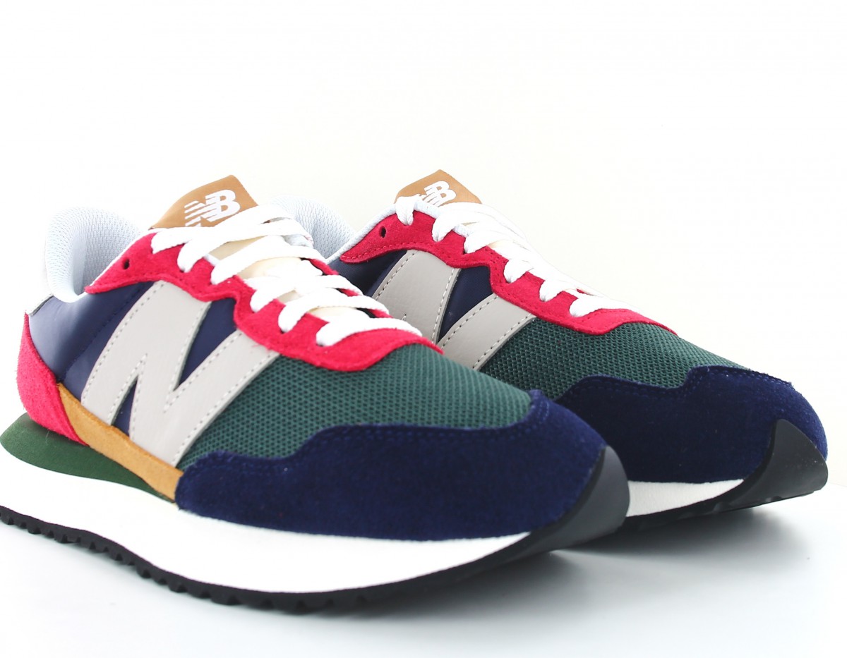 New Balance 237 vert beige bleu marine rouge