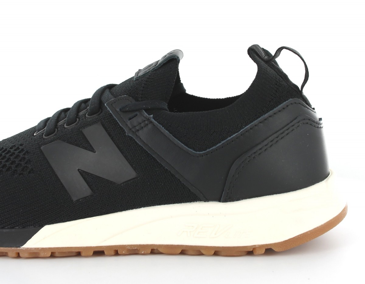 New Balance 247 knit noir noir gomme