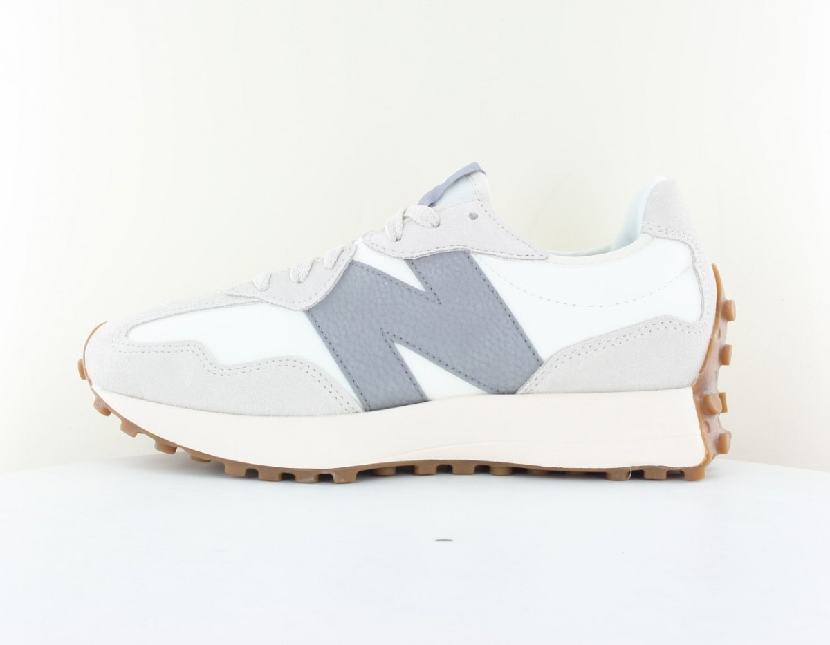 New Balance 327 gris blanc gomme