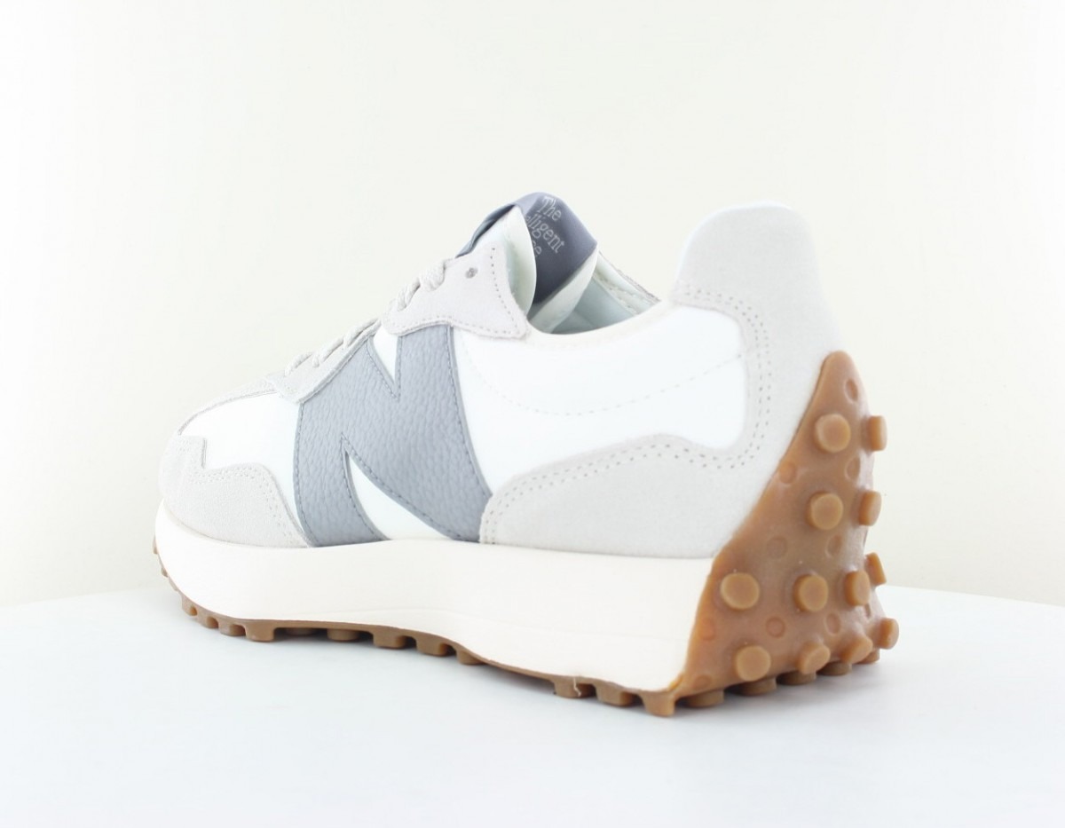 New Balance 327 gris blanc gomme