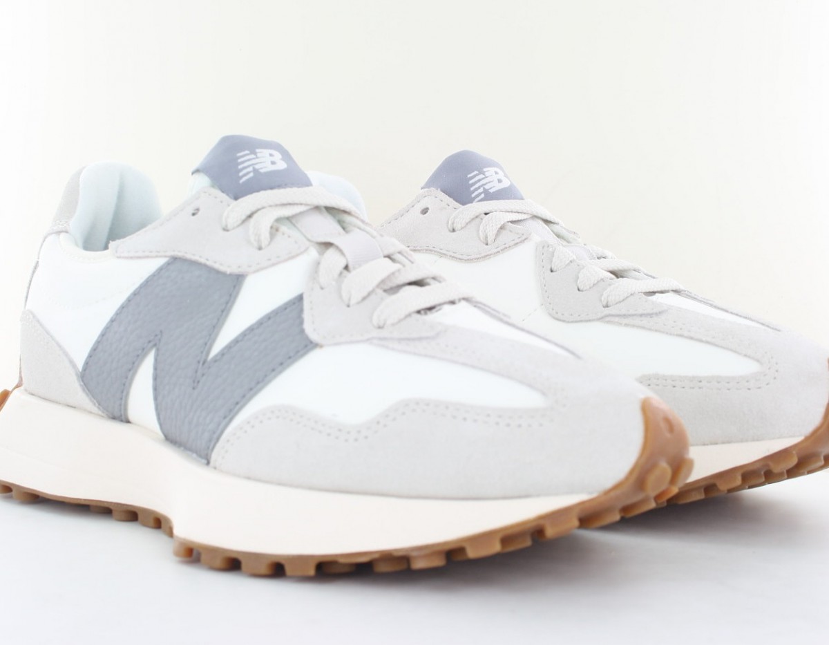 New Balance 327 gris blanc gomme