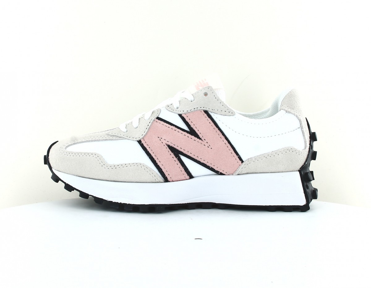 New Balance 327 blanc rose