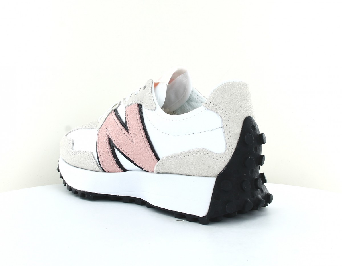 New Balance 327 blanc rose