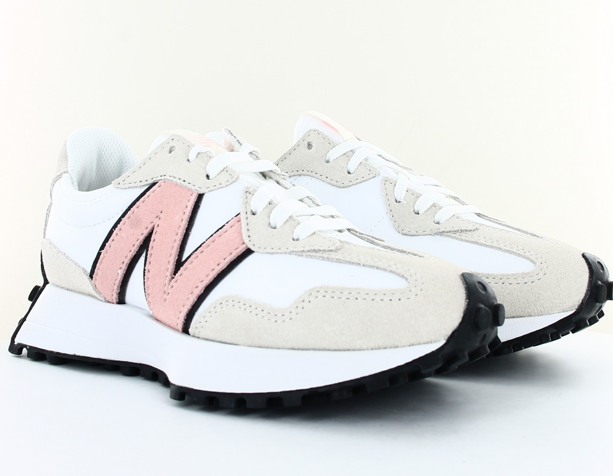 New Balance 327 blanc rose