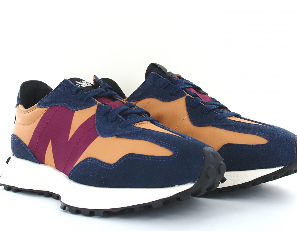 New Balance 327 bleu marine bordeaux beige