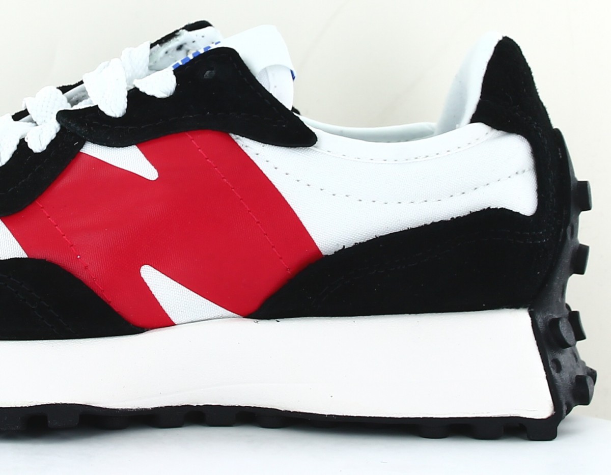 New Balance 327 noir blanc rouge