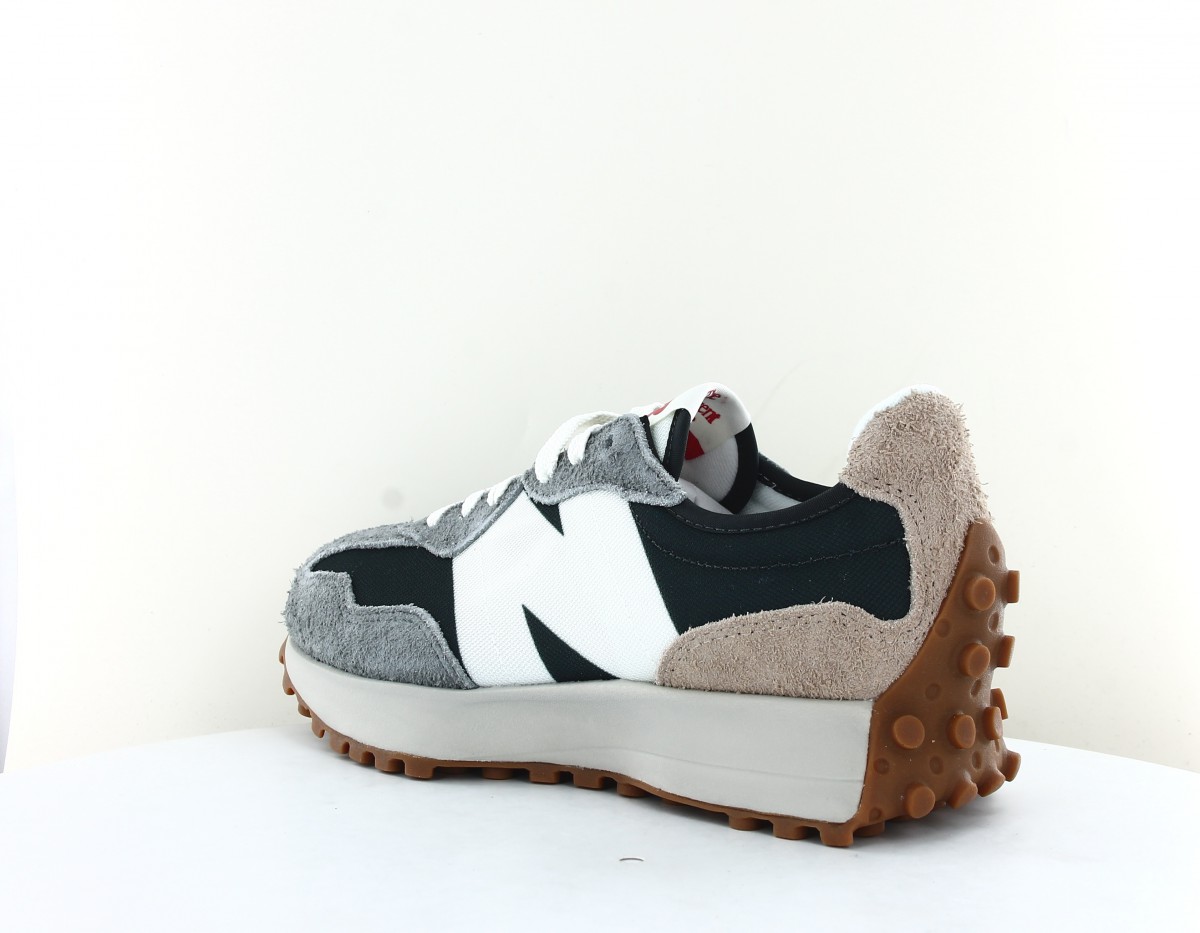 New Balance 327 vert gris blanc beige