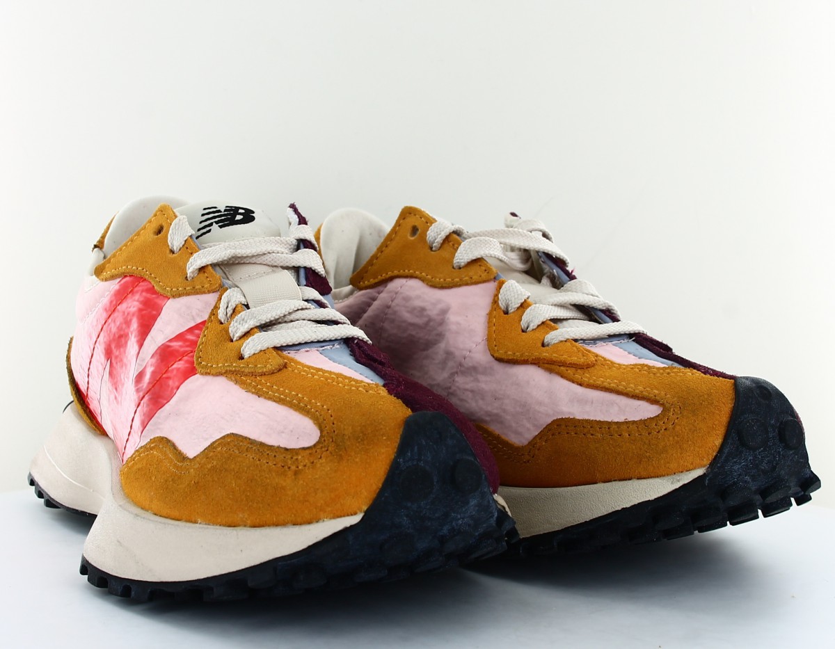 New Balance 327 vintage worn pack jaune rose orange bordeaux bleu