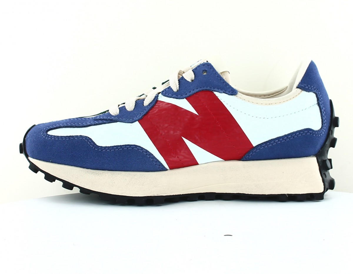 New Balance 327 vintage worn pack vert forest bleu ciel rouge