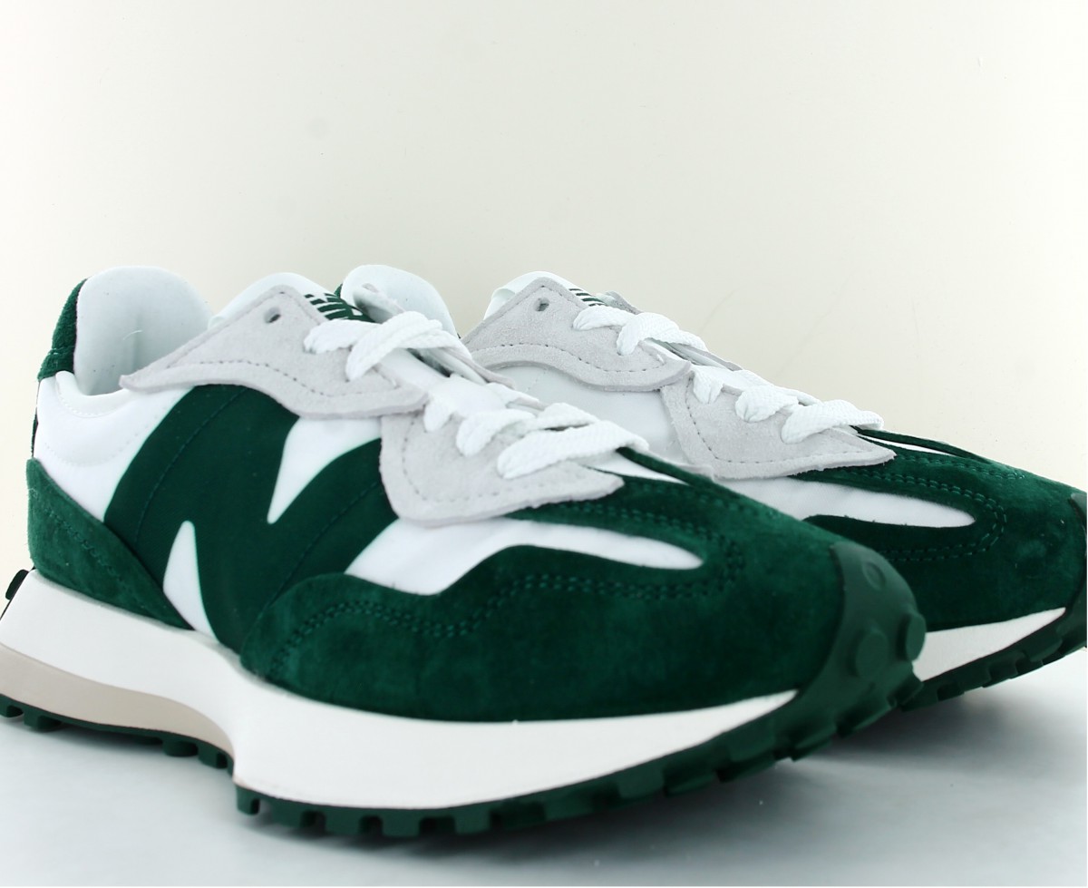 New Balance 327 warped blanc vert