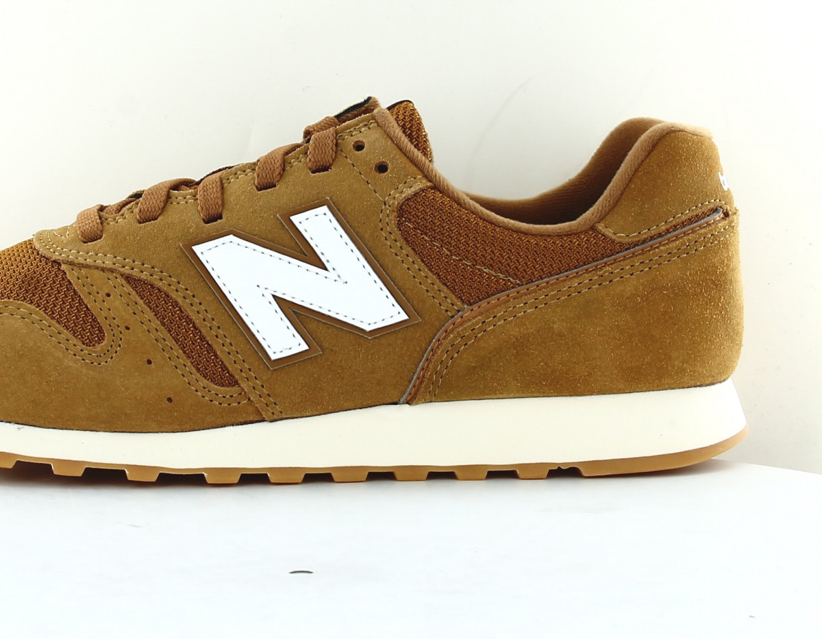 New Balance 373 camel blanc gomme