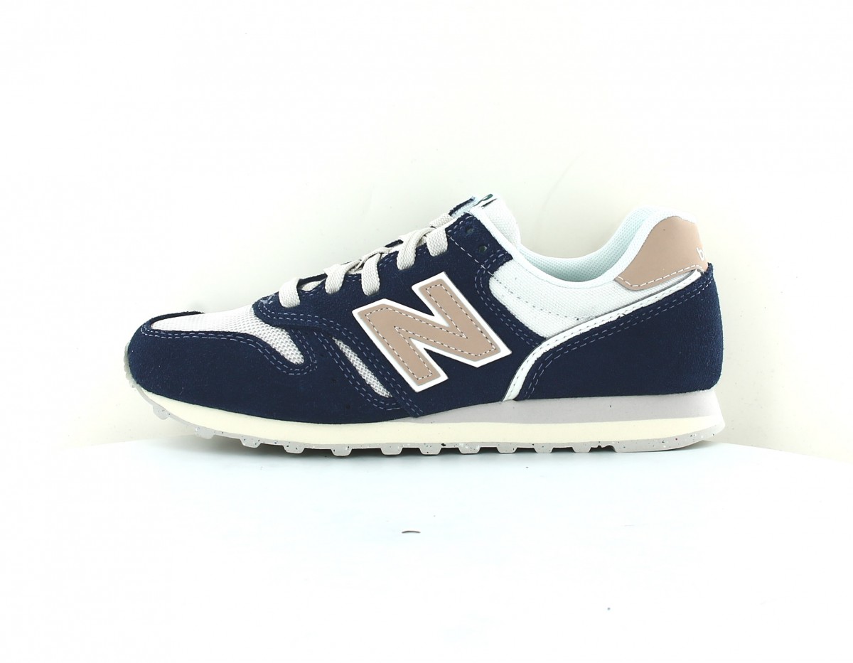 New Balance 373 femme bleu marine beige