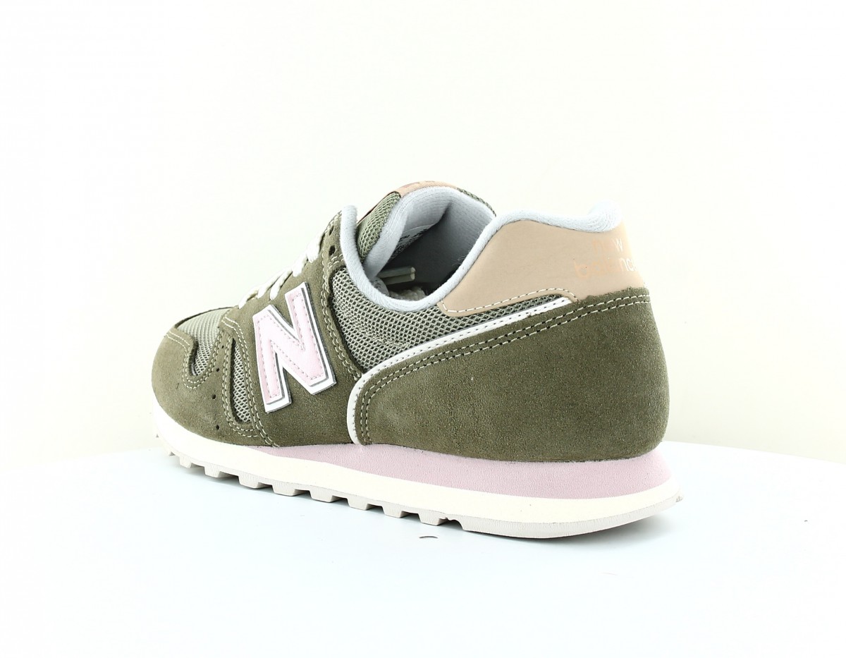 New Balance 373 femme kaki rose beige