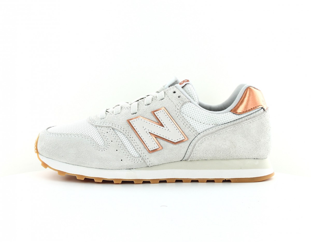 New Balance 373 femme suede beige bronze gomme