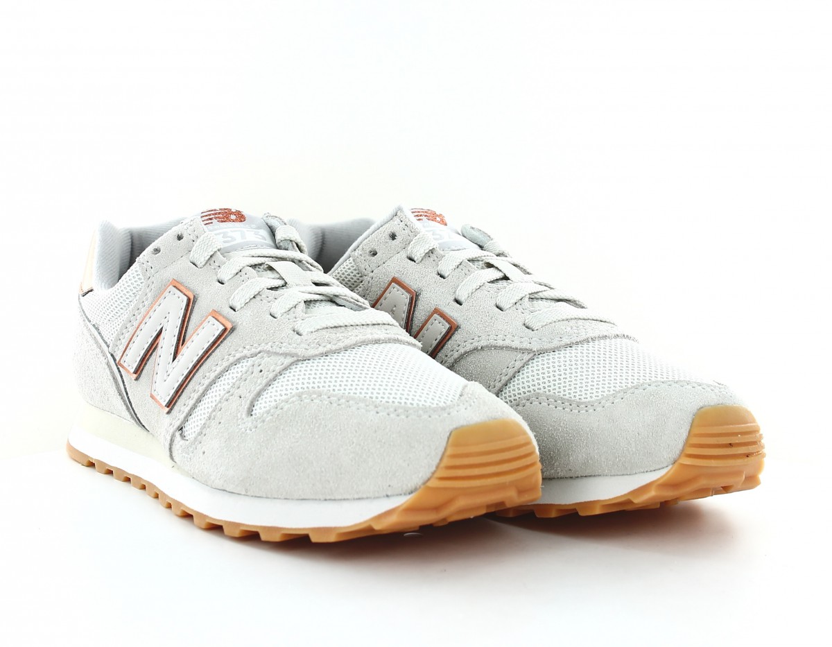 New Balance 373 femme suede beige bronze gomme