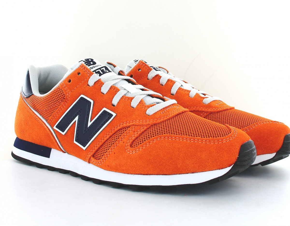 New Balance 373 orange bleu marine blanc