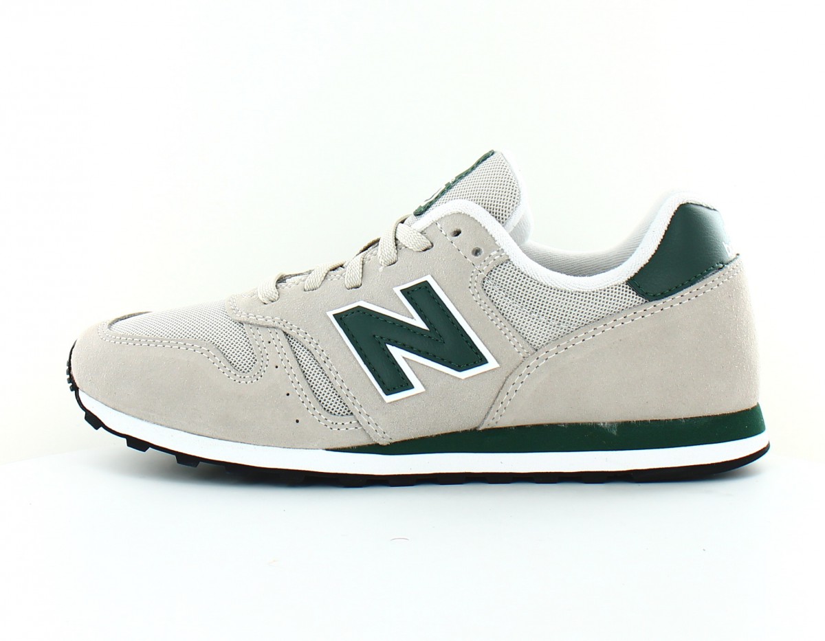 New Balance 373 suede gris vert