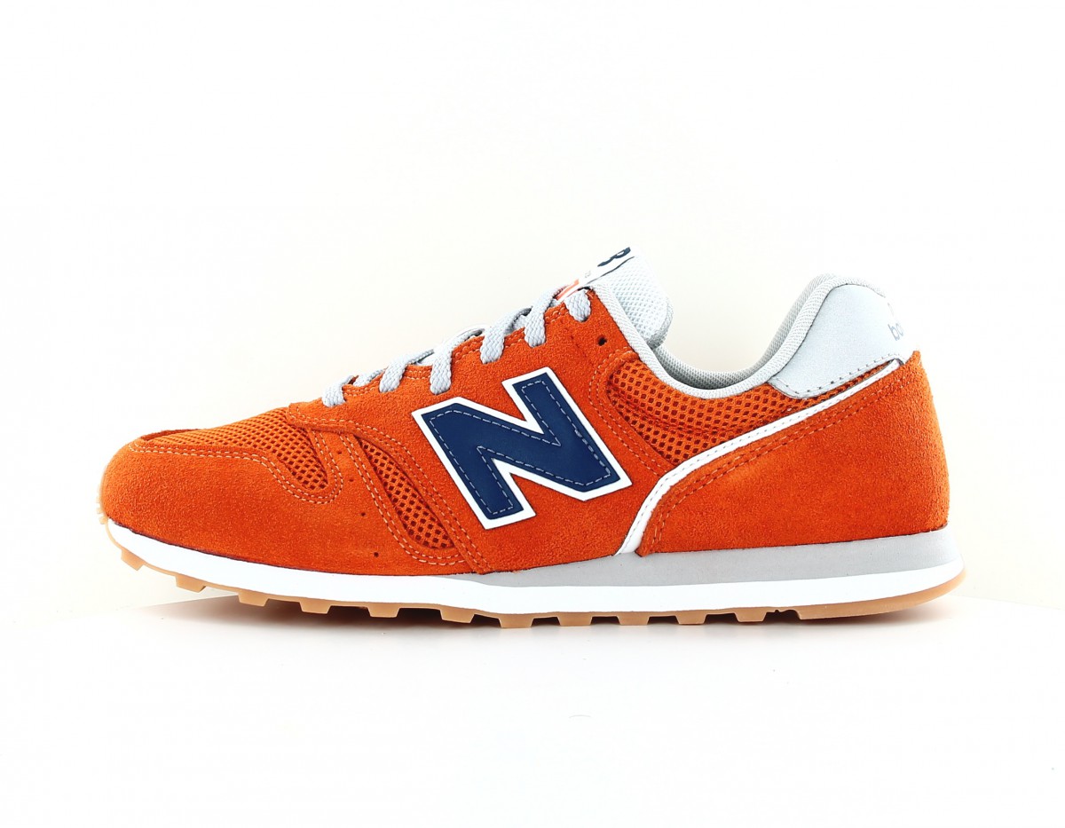 New Balance 373 suede orange bleu