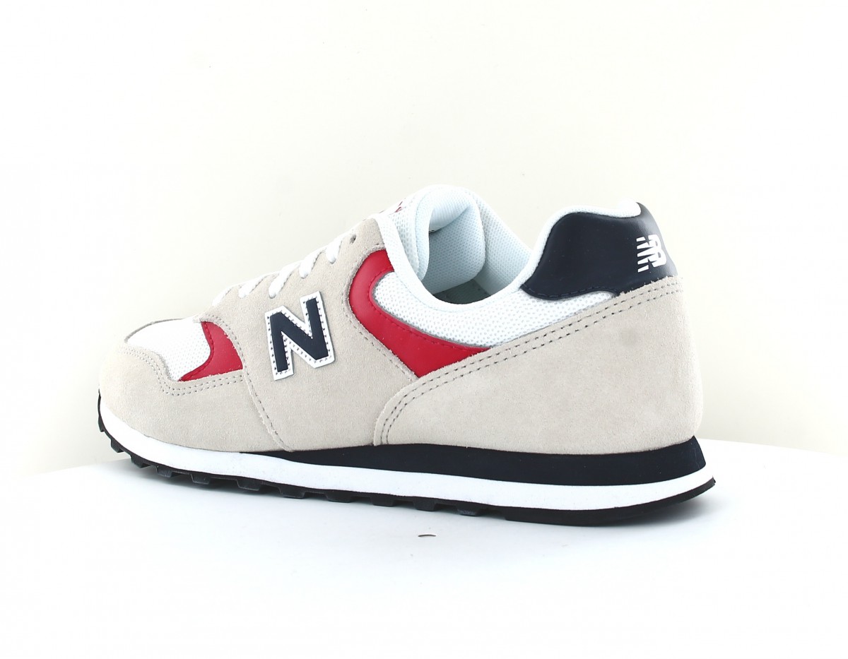 New Balance 393 homme beige bleu marine blanc rouge